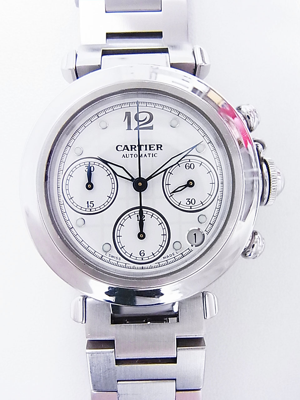 カルティエ　パシャ　クロノグラフ　高価買取