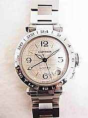 カルティエ パシャCメリディアンの時計を買取