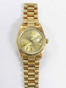 金無垢のロレックスデイトジャスト 68278型の時計を買取