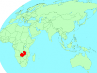 ザンビアの地図