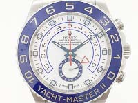 ロレックス　ヨットマスターⅡ　116680　ランダム番　SS　白色文字盤