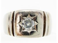 K9　リング　ダイヤ0.28ct　8.9ｇ