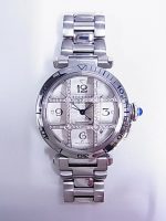 カルティエ　パシャ３８　アフターダイヤ