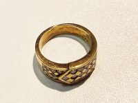 K18　指輪　ダイヤ0.22ct　4.1ｇ