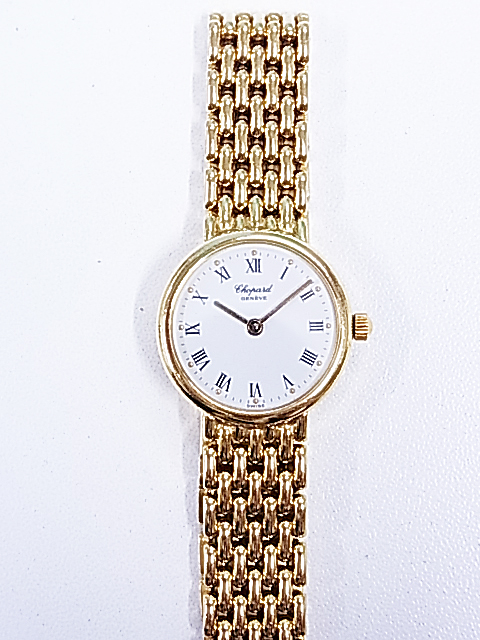ショパール、１１／７２８１型、金無垢の時計を買取
